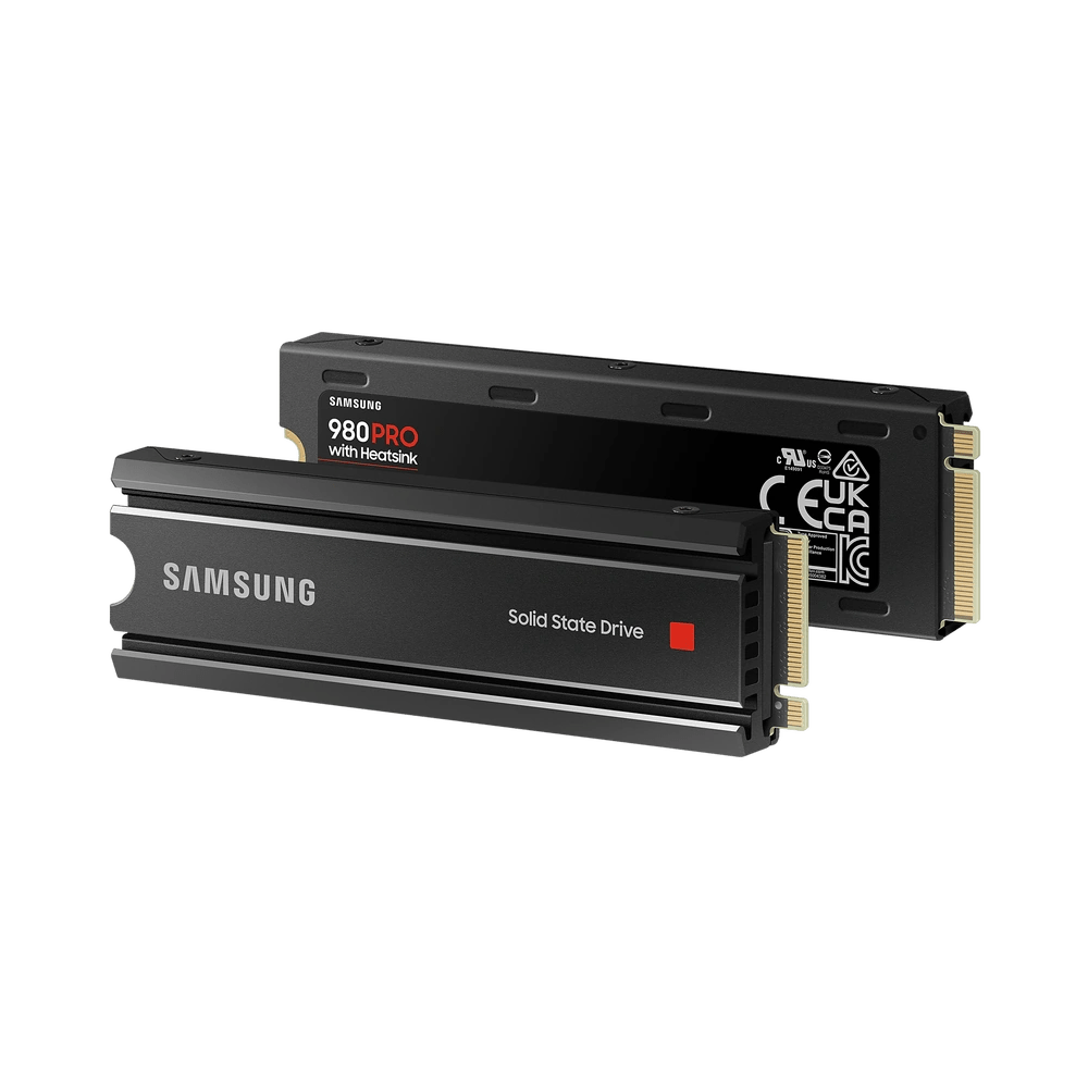 Samsung 980 Pro w/ Heatsink PCIe Gen4 NVMe M.2 SSD - Vektra Computers LLC Samsung 980 Pro w/ Heatsink PCIe Gen4 NVMe M.2 SSD - Vektra Computers LLC